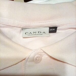 CANDA Brand  Polo Pink  100 % cotton